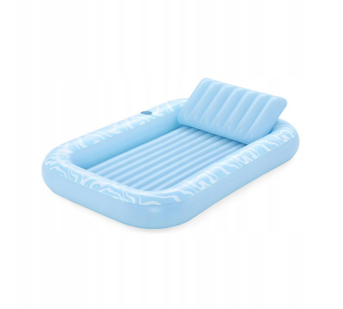 Матрац надувний для плавання Bestway 43838 блакитний, 214 х 155 см