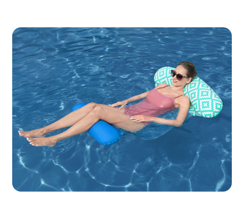 Матрац надувний для плавання Bestway 43555 Comfort Plush, 145 х 87 см