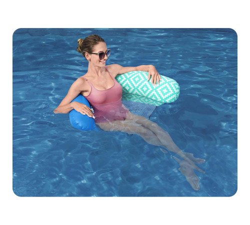 Матрац надувний для плавання Bestway 43555 Comfort Plush, 145 х 87 см