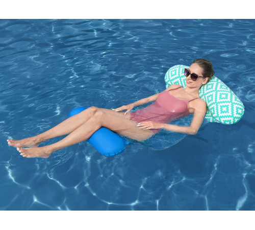 Матрац надувний для плавання Bestway 43555 Comfort Plush, 145 х 87 см