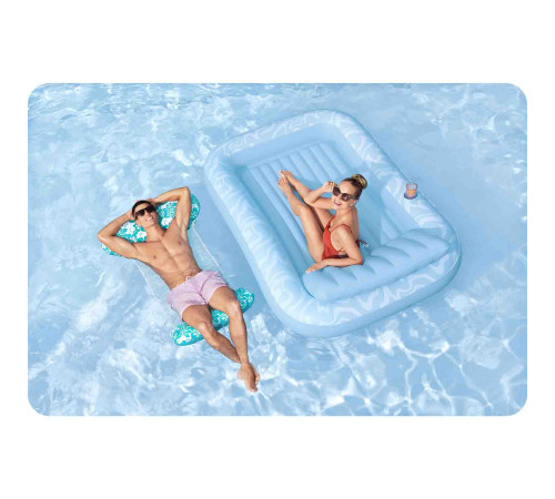 Матрац надувний для плавання Bestway Comfort Plush 43839, 140 х 87 см