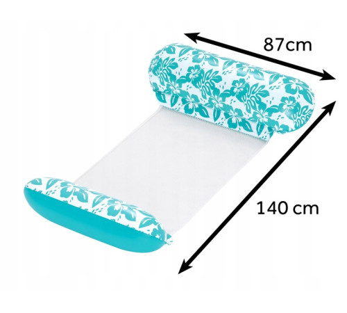 Матрац надувний для плавання Bestway Comfort Plush 43839, 140 х 87 см