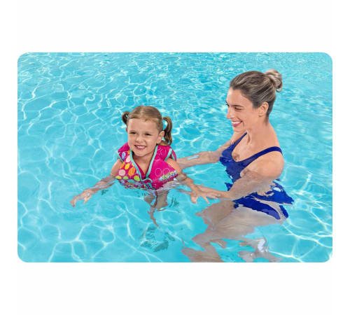 Жилет для плавання Bestway 32177-02 S/M, рожевий