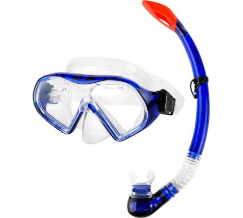 Маска Spokey Diving Set + трубка Celebes blue Маска Spokey Diving Set + трубка Celebes blue