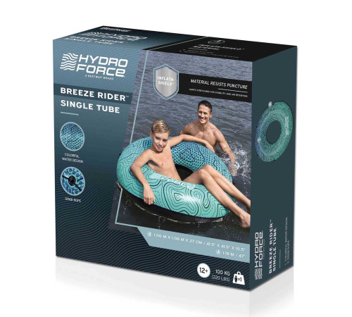 Коло надувне для плавання Bestway 36401 зелене 106 см