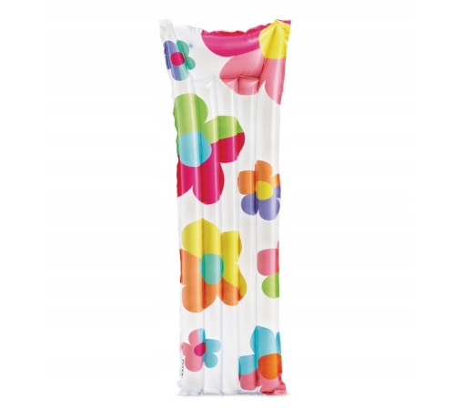 Матрац надувний для плавання Intex 59720 Квіти, 183 х 69 см