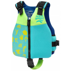 Жилет для плавання Aqua Speed Safe Splash 61122 15-19 кг, зелено-синій