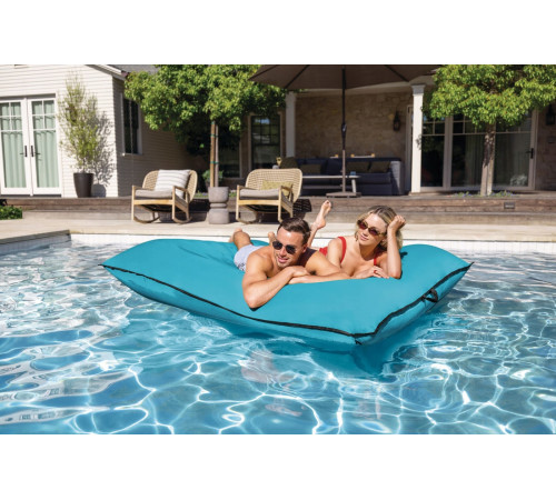 Матрац надувний для плавання Intex Luxe Lounge 56794 бірюзовий, 198 х 157 см