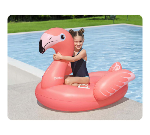 Пліт надувний Bestway 41525 Фламінго 138 x 107 см