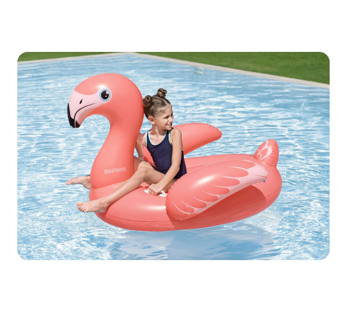 Пліт надувний Bestway 41525 Фламінго 138 x 107 см