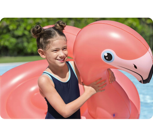 Пліт надувний Bestway 41525 Фламінго 138 x 107 см