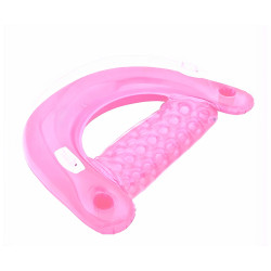 Крісло надувне з ручками та тримачами для напоїв INTEX 58859 рожеве, 152 x 99 см 