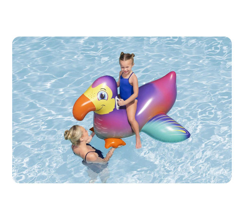 Пліт надувний для плавання Bestway 41504 Тукан 141 х 113 см