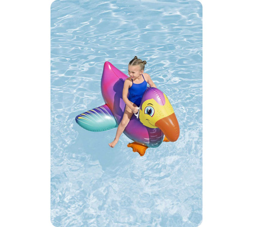 Пліт надувний для плавання Bestway 41504 Тукан 141 х 113 см