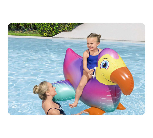 Пліт надувний для плавання Bestway 41504 Тукан 141 х 113 см
