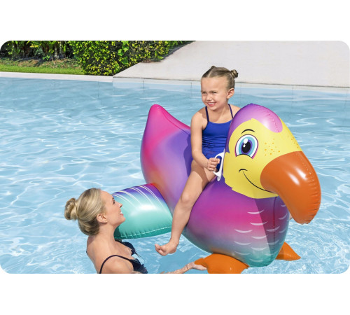 Пліт надувний для плавання Bestway 41504 Тукан 141 х 113 см