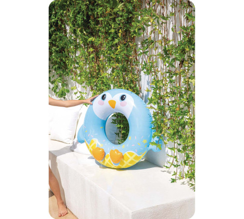 Коло надувне для плавання INTEX 59266 Пінгвін, 99 х 76 см