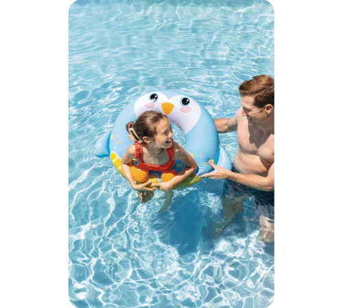 Коло надувне для плавання INTEX 59266 Пінгвін, 99 х 76 см