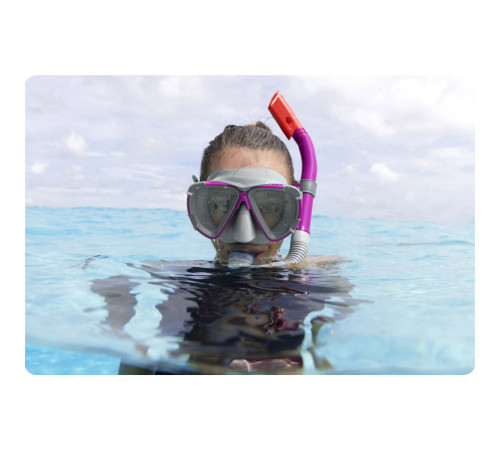 Набір для дайвінгу Bestway 24029-04, сіро-фіолетовий