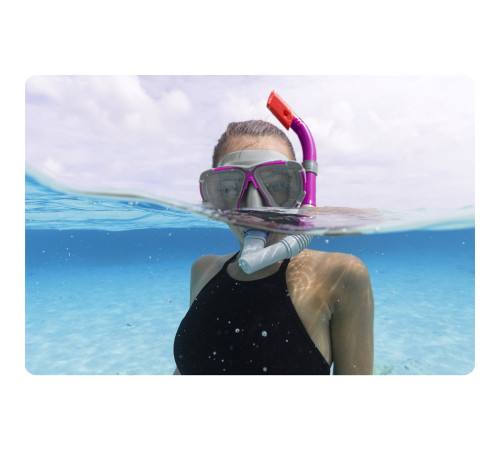 Набір для дайвінгу Bestway 24029-04, сіро-фіолетовий