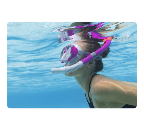 Набір для дайвінгу Bestway 24029-04, сіро-фіолетовий