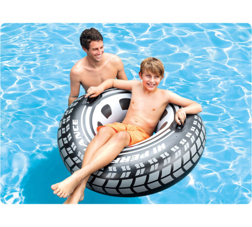Коло надувне для плавання Intex 56268 Шина, 114 см