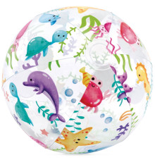 М'яч надувний пляжний INTEX 59040 Підводний світ, 51 см