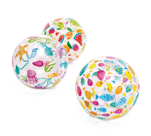 М'яч надувний пляжний INTEX 59040 Підводний світ, 51 см