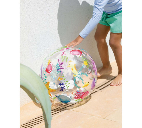 М'яч надувний пляжний INTEX 59040 Підводний світ, 51 см