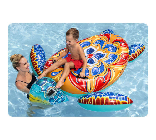 Пліт надувний для плавання Bestway 41523 Черепаха, 186 х 168 см