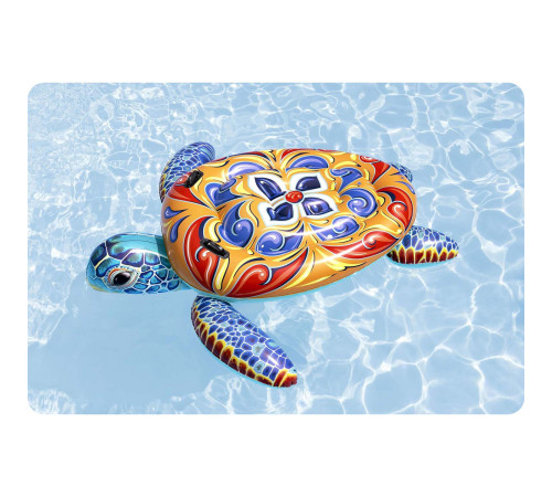 Пліт надувний для плавання Bestway 41523 Черепаха, 186 х 168 см