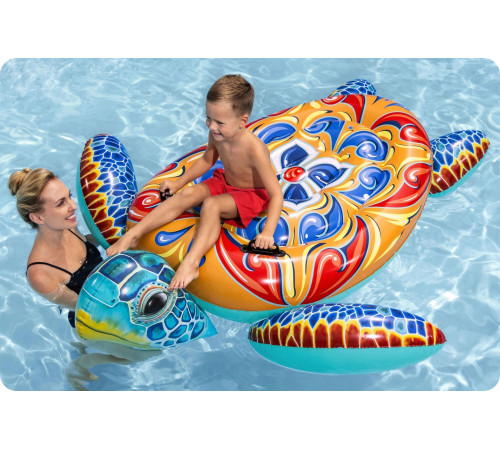 Пліт надувний для плавання Bestway 41523 Черепаха, 186 х 168 см