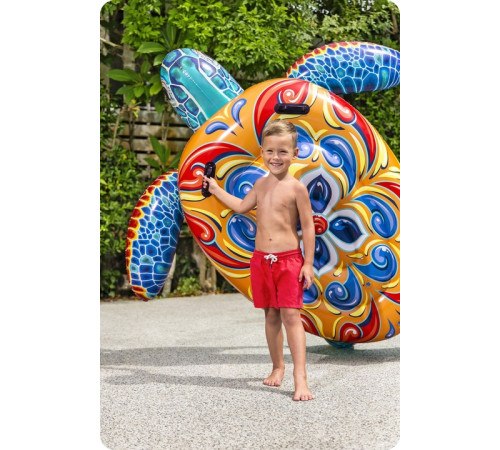 Пліт надувний для плавання Bestway 41523 Черепаха, 186 х 168 см