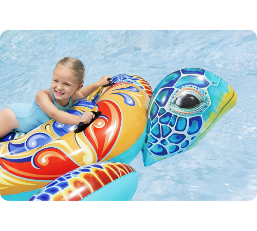 Пліт надувний для плавання Bestway 41523 Черепаха, 186 х 168 см