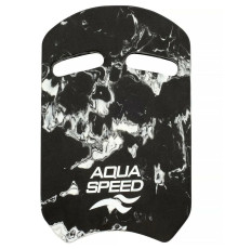 Дошка для плавання Aqua Speed SWIRL PULLBUOY 61245 43 х 28 х 3,6 см, чорно-біла