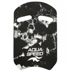 Дошка для плавання Aqua Speed SWIRL PULLBUOY 61245 43 х 28 х 3,6 см, чорно-біла