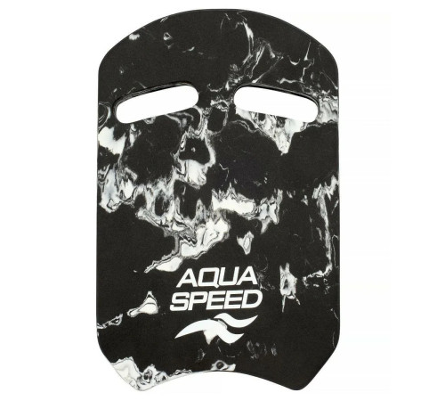 Дошка для плавання Aqua Speed SWIRL PULLBUOY 61245 43 х 28 х 3,6 см, чорно-біла