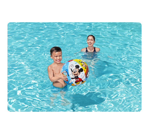 М’яч надувний пляжний Bestway 91098 Міккі, 51 см