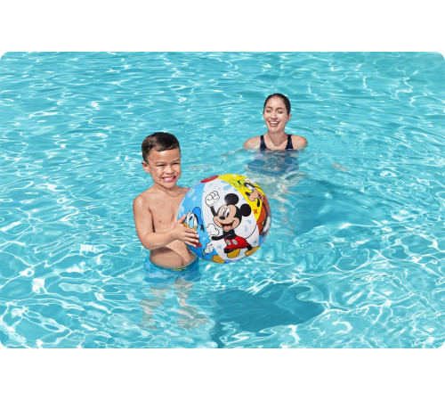 М’яч надувний пляжний Bestway 91098 Міккі, 51 см
