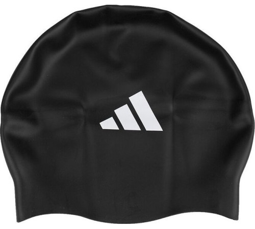 Шапочка для плавання Adidas IA8306 3-Stripes, чорна