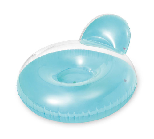 Крісло надувне для плавання INTEX 58889 рожеве, 137 х 122 см