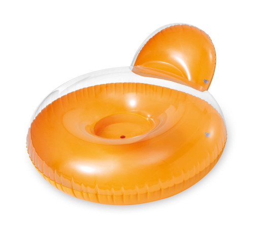 Крісло надувне для плавання INTEX 58889 рожеве, 137 х 122 см