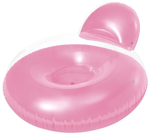 Крісло надувне для плавання INTEX 58889 рожеве, 137 х 122 см