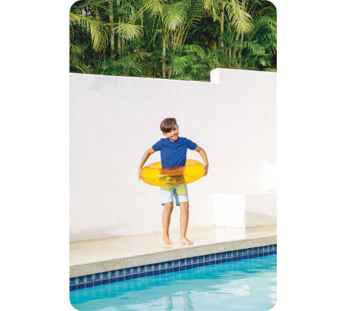 Коло надувне для плавання INTEX 59260 помаранчеве, 76 см
