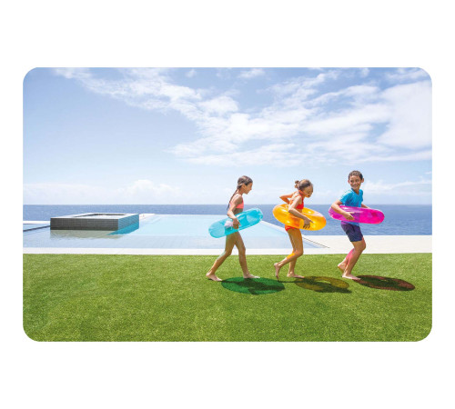 Коло надувне для плавання INTEX 59260 помаранчеве, 76 см