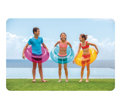 Коло надувне для плавання INTEX 59260 помаранчеве, 76 см