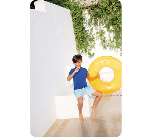 Коло надувне для плавання INTEX 59260 помаранчеве, 76 см
