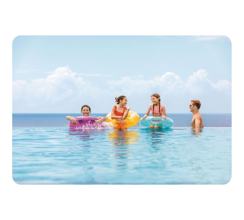 Коло надувне для плавання INTEX 59260 помаранчеве, 76 см