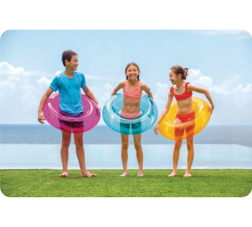 Коло надувне для плавання INTEX 59260 помаранчеве, 76 см