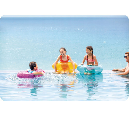 Коло надувне для плавання INTEX 59260 помаранчеве, 76 см